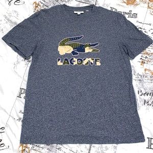 Lacoste Men’s crocodile logo Cotton T-Shirt .NWOT